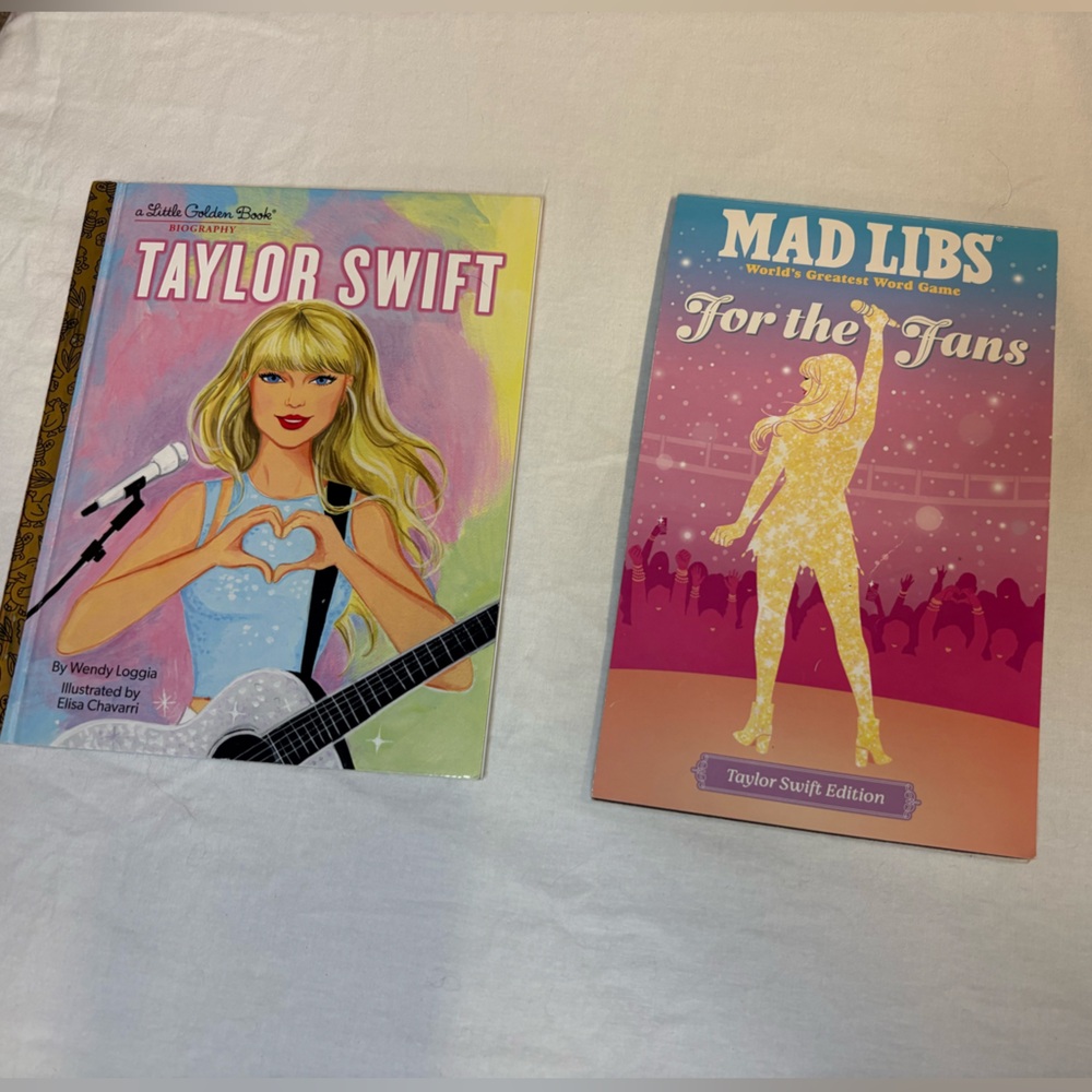 Taylor Swift Little Golden and Mad Libs Books